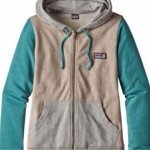 Patagonia Teal and Gray Women's Jacket